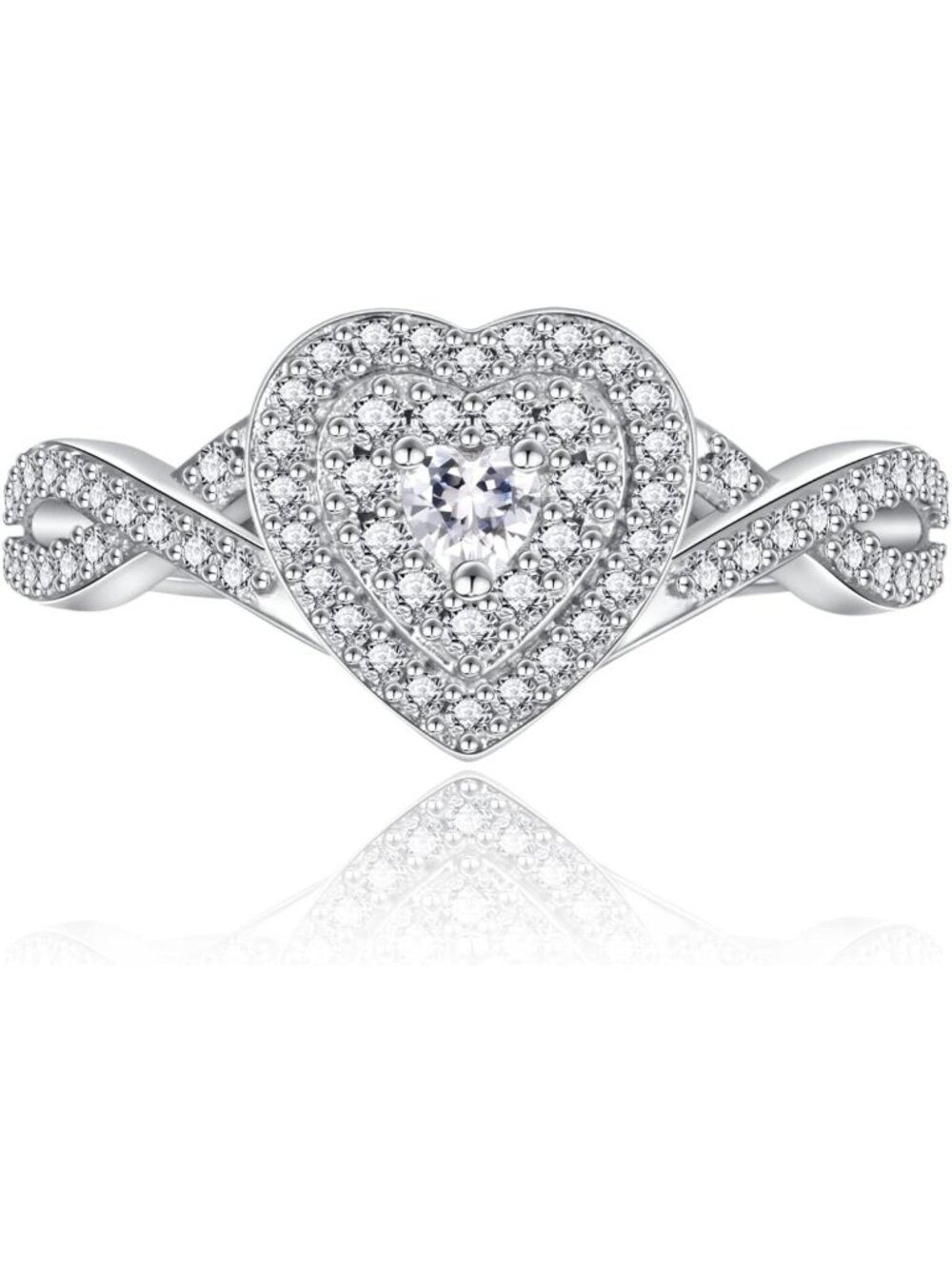 Teardrop Cremation Ring for Ashes - 925 Sterling Silver Memorial Jewelry for
